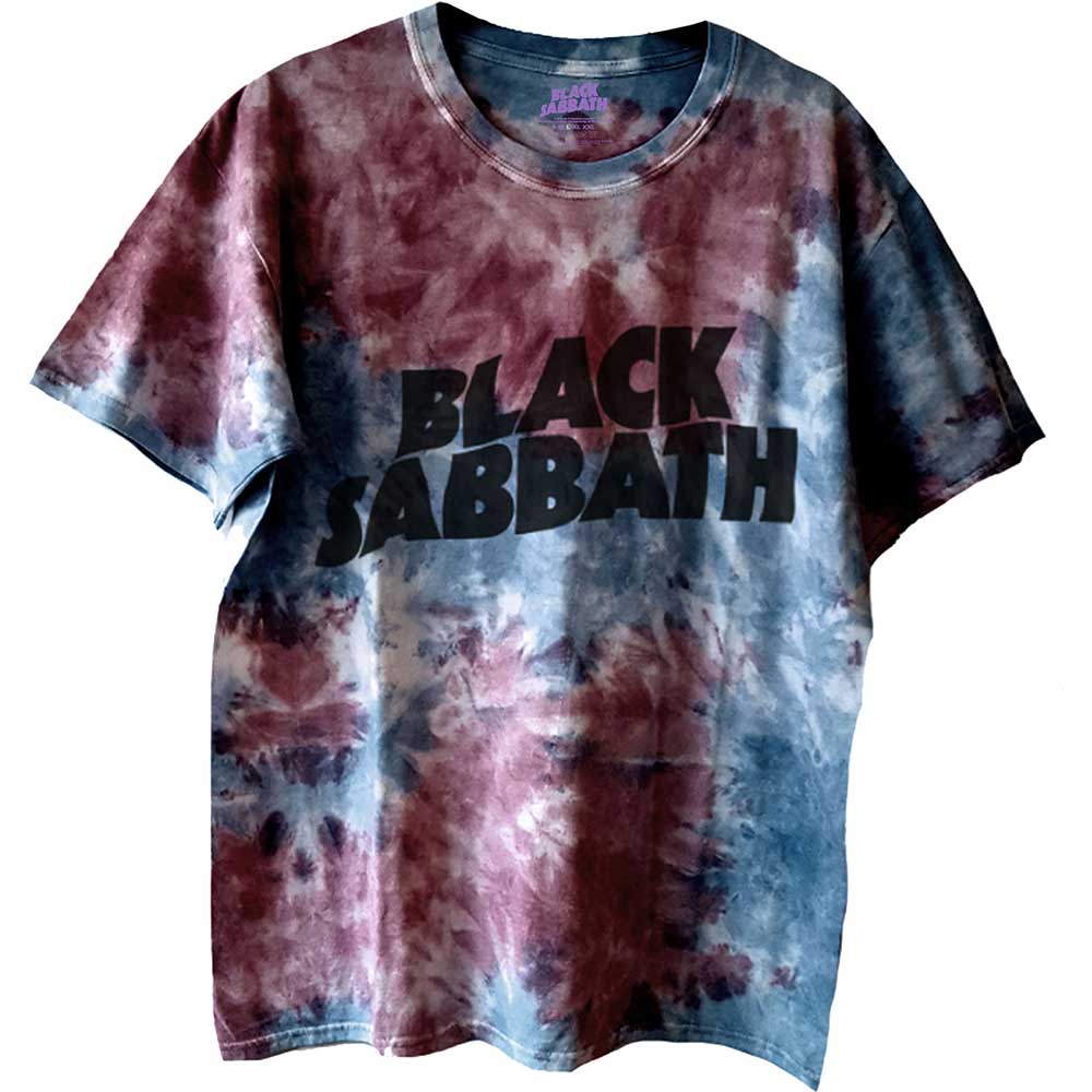 Black Sabbath tričko Wavy Logo Modrá L