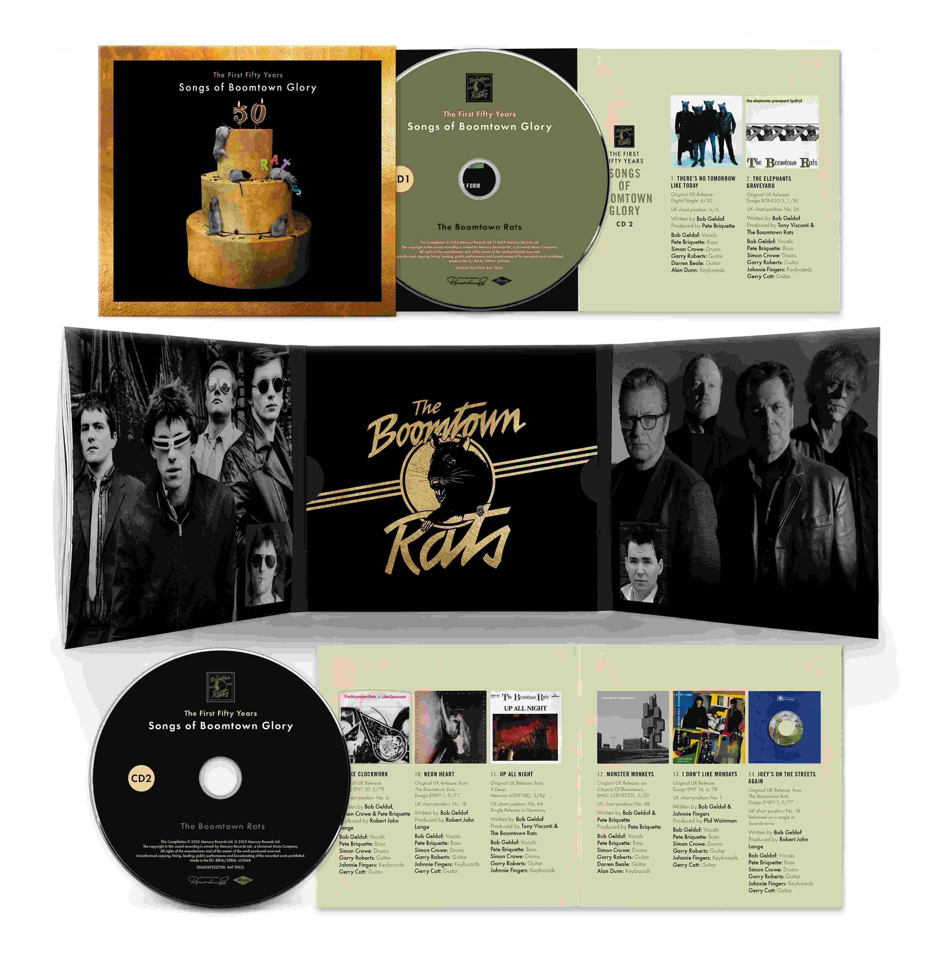 E-shop Boomtown Rats - First 50 Years:Songs Of Boomtown Glory 2 CD
