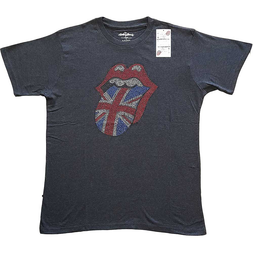 The Rolling Stones tričko Classic UK Šedá M