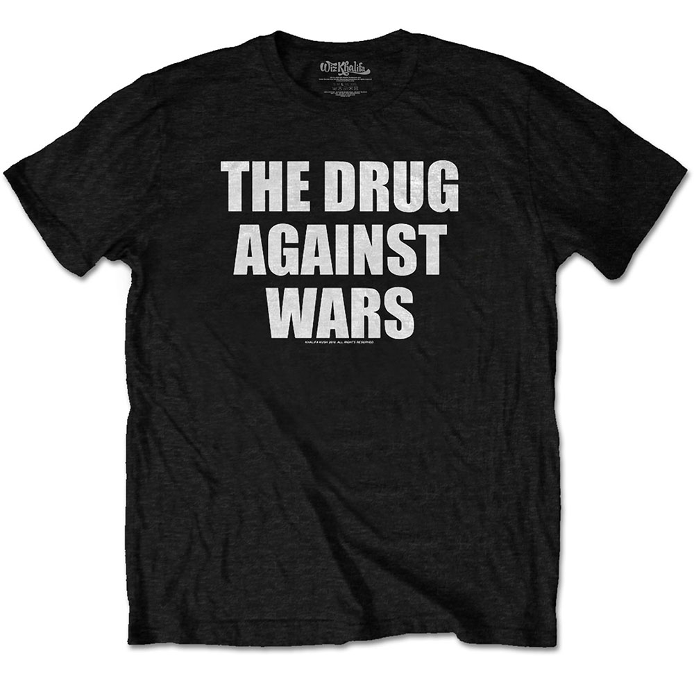 Wiz Khalifa tričko Drug Against Wars Čierna L