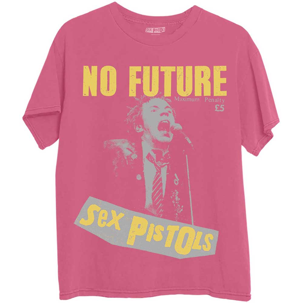 Sex Pistols tričko No Future Ružová M
