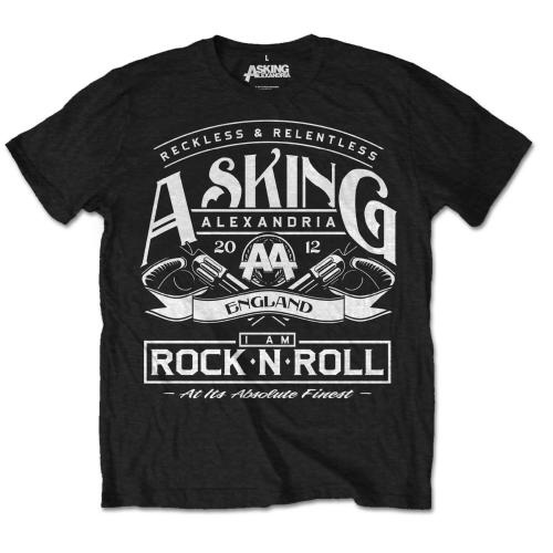 Asking Alexandria tričko Rock \'n Roll Čierna XL