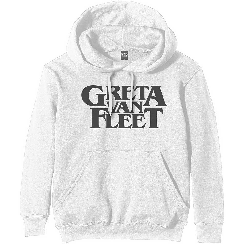 Greta Van Fleet mikina Logo Biela S
