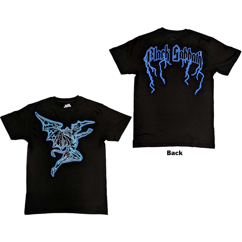 Black Sabbath tričko Lightning Henry Čierna L