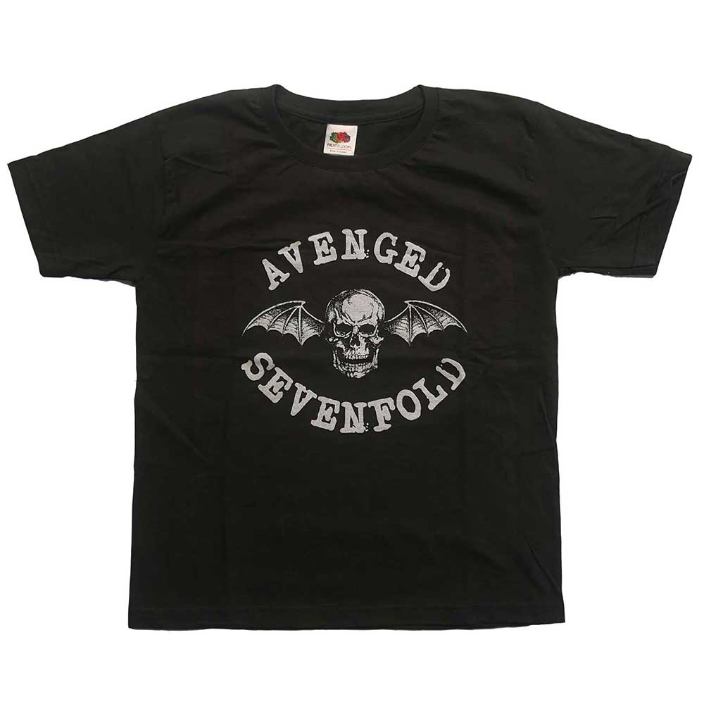 Avenged Sevenfold A7X tričko Classic Deathbat Šedá 9-10 rokov