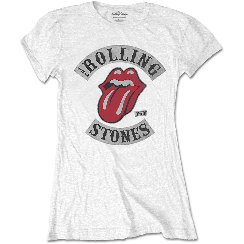 The Rolling Stones tričko Tour 1978 Biela XL