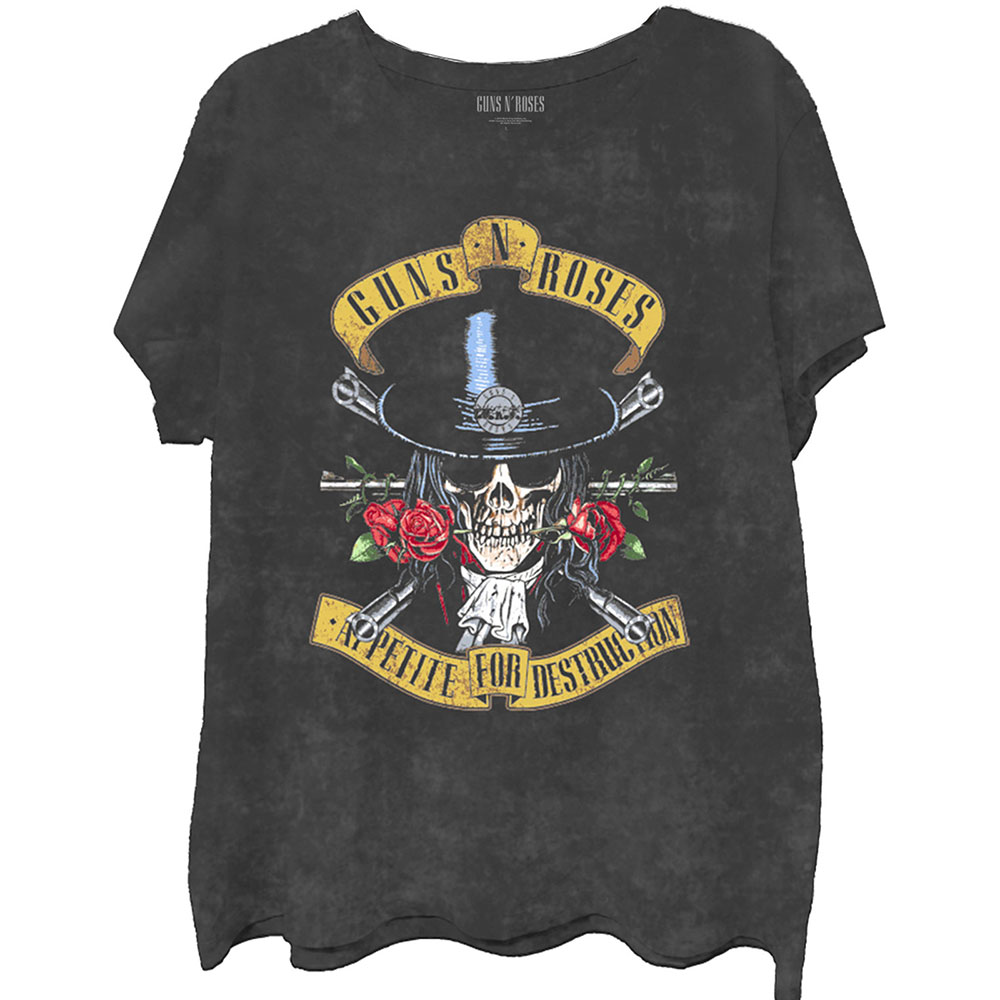 Guns N’ Roses tričko Appetite Washed Čierna XXL