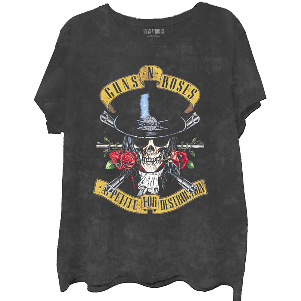 Guns N’ Roses tričko Appetite Washed Čierna XL