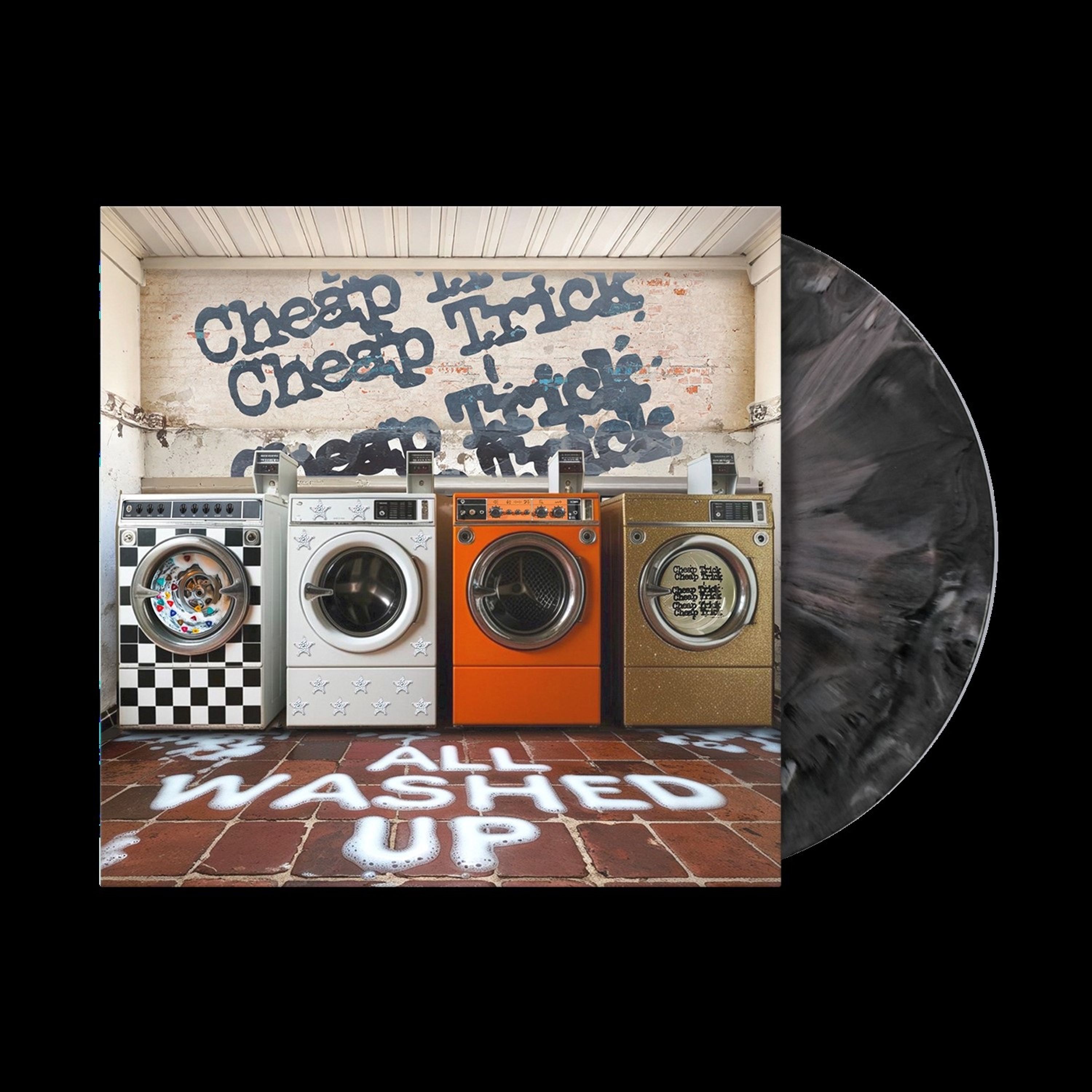 E-shop Cheap Trick - All Washed Up Graphite Marbled Vinyl LP