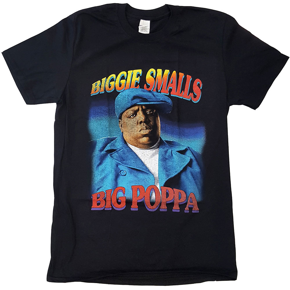 Biggie Smalls tričko Poppa Čierna L