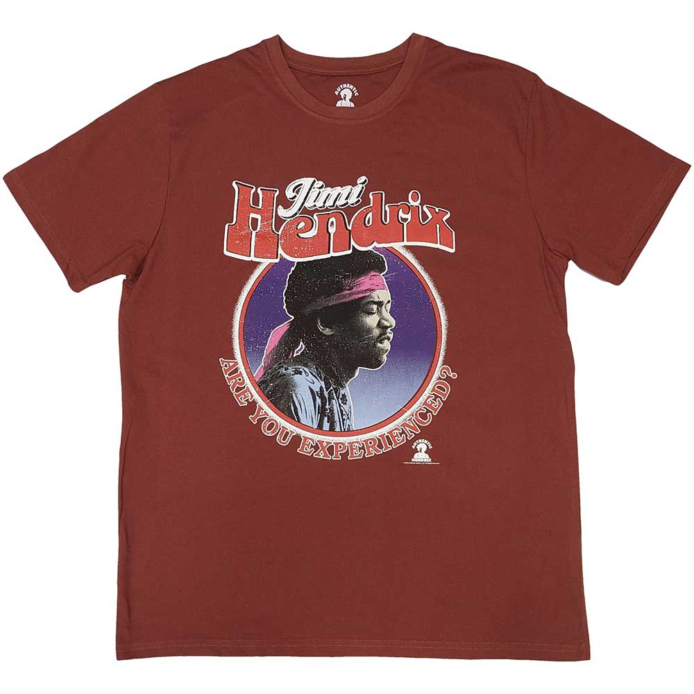 Jimi Hendrix tričko Are You Experienced Červená XL
