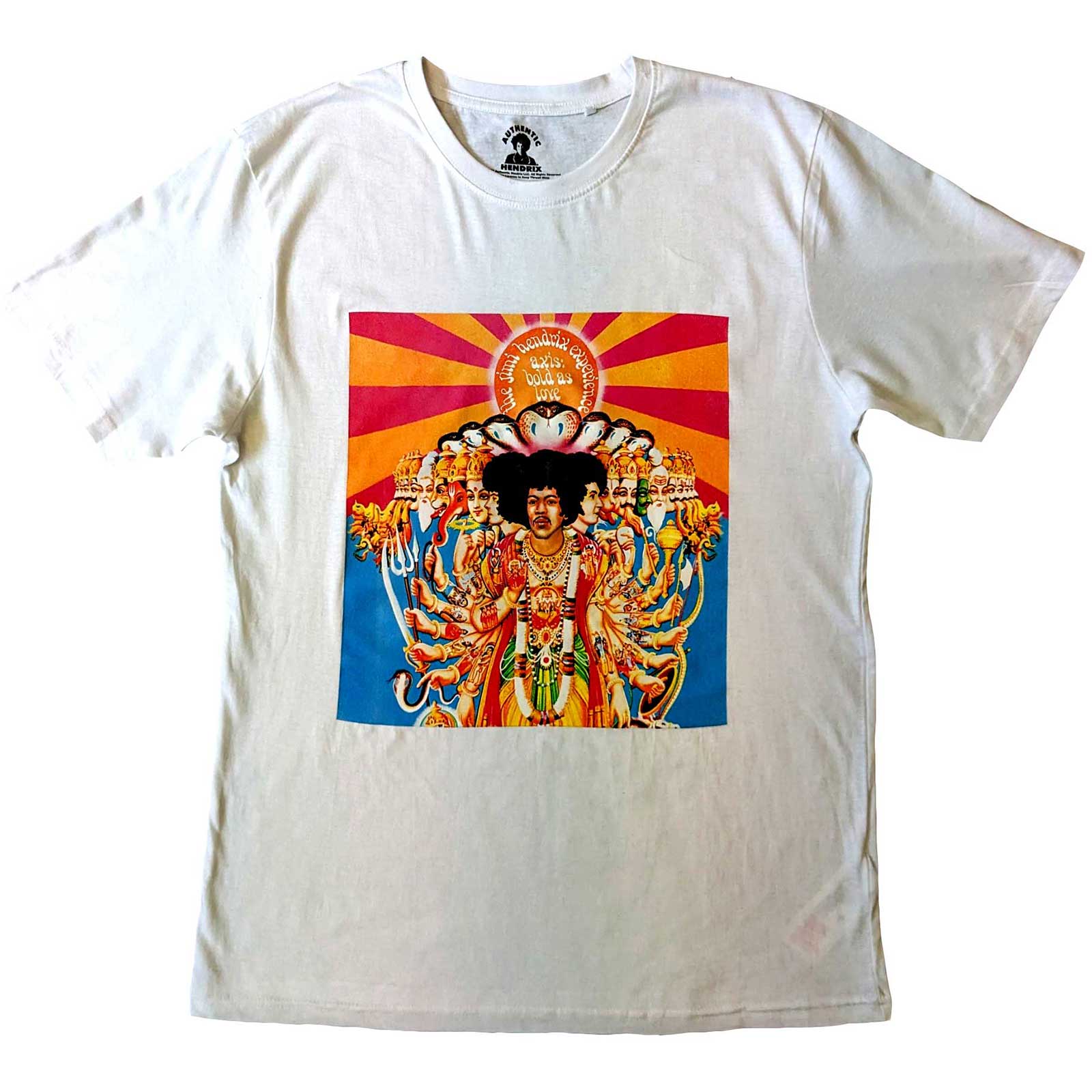 Jimi Hendrix tričko Axis Biela XL