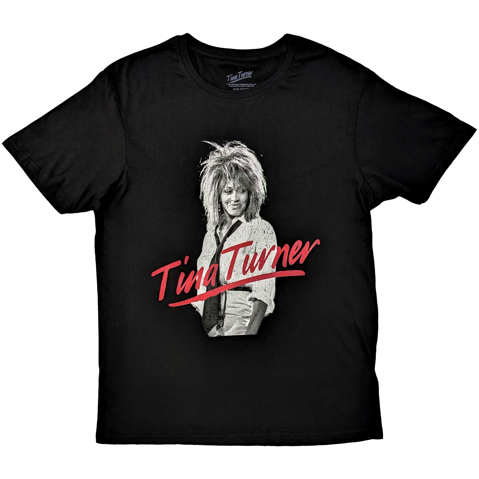Tina Turner tričko Red Logo Čierna M