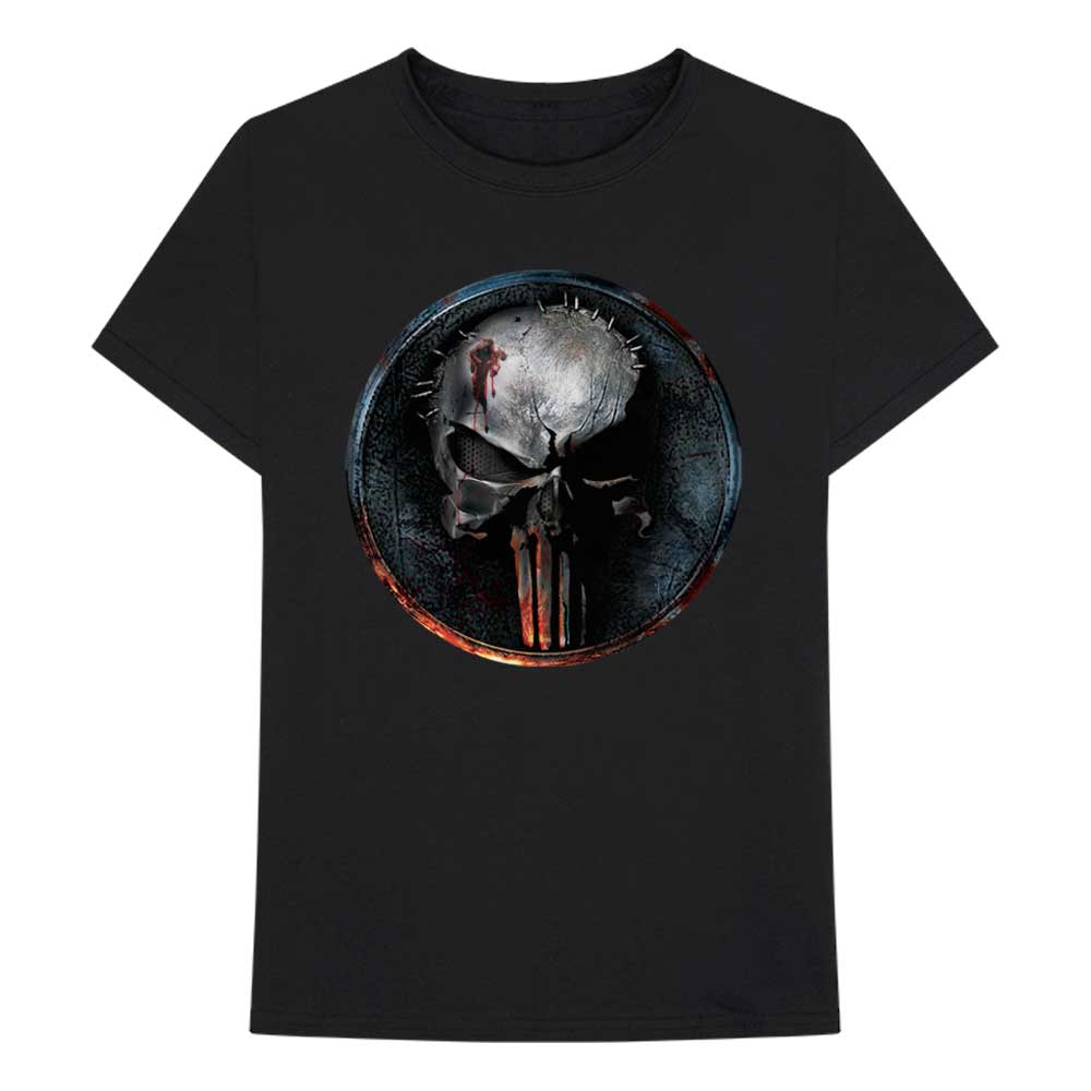 Marvel tričko Punisher Gore Skull Čierna S