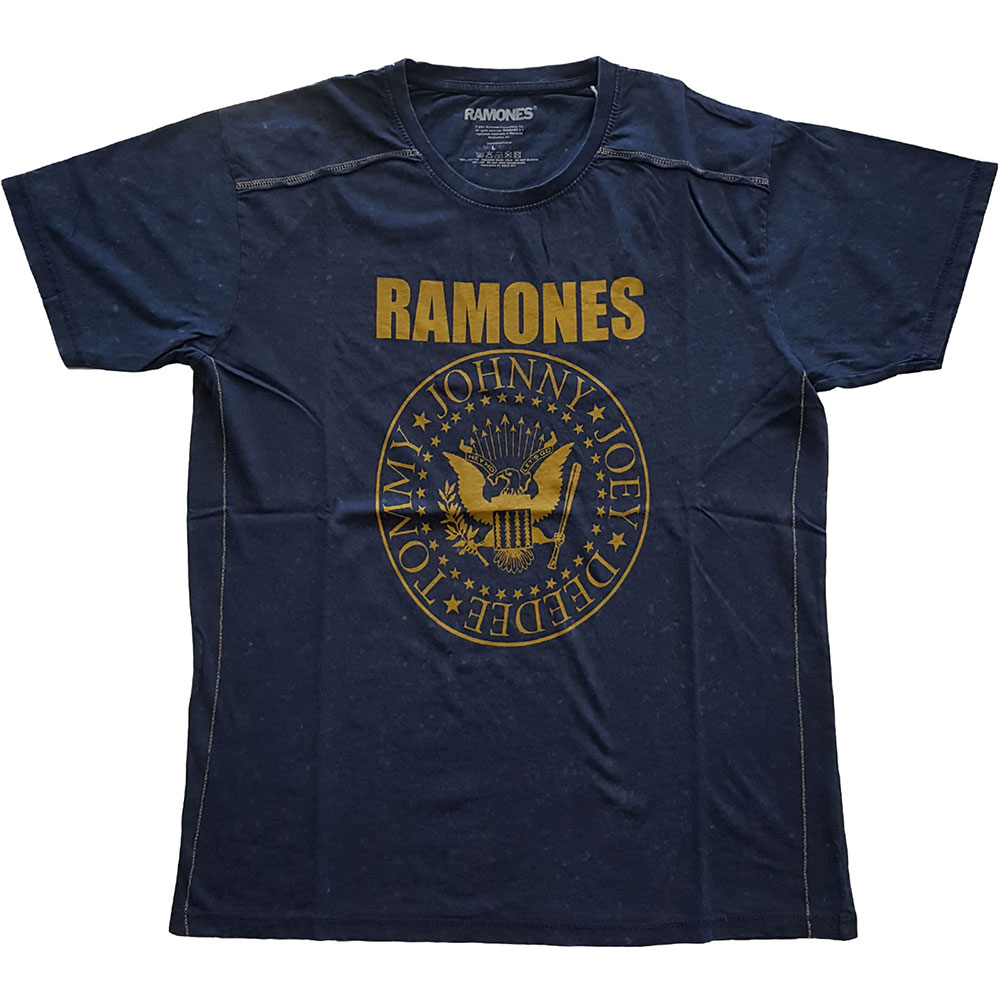 Ramones tričko Presidential Seal Modrá S