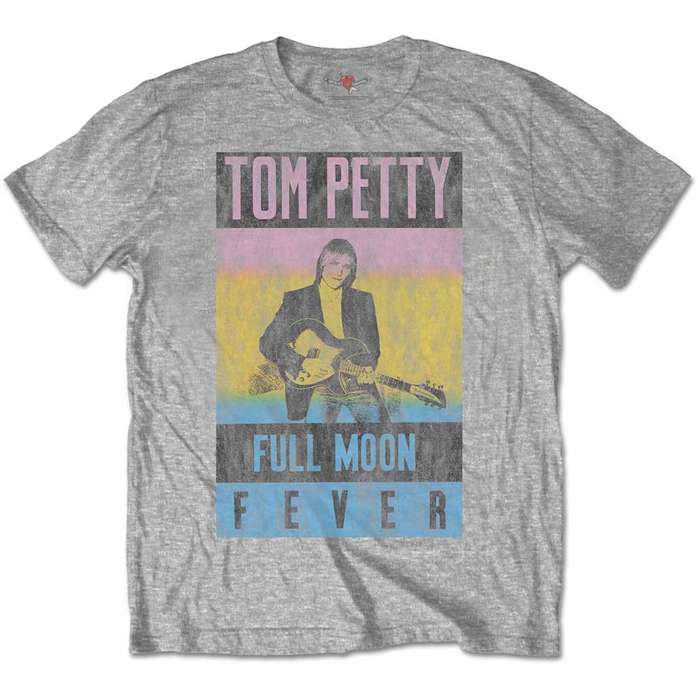 Tom Petty & The Heartbreakers tričko Full Moon Fever Šedá L