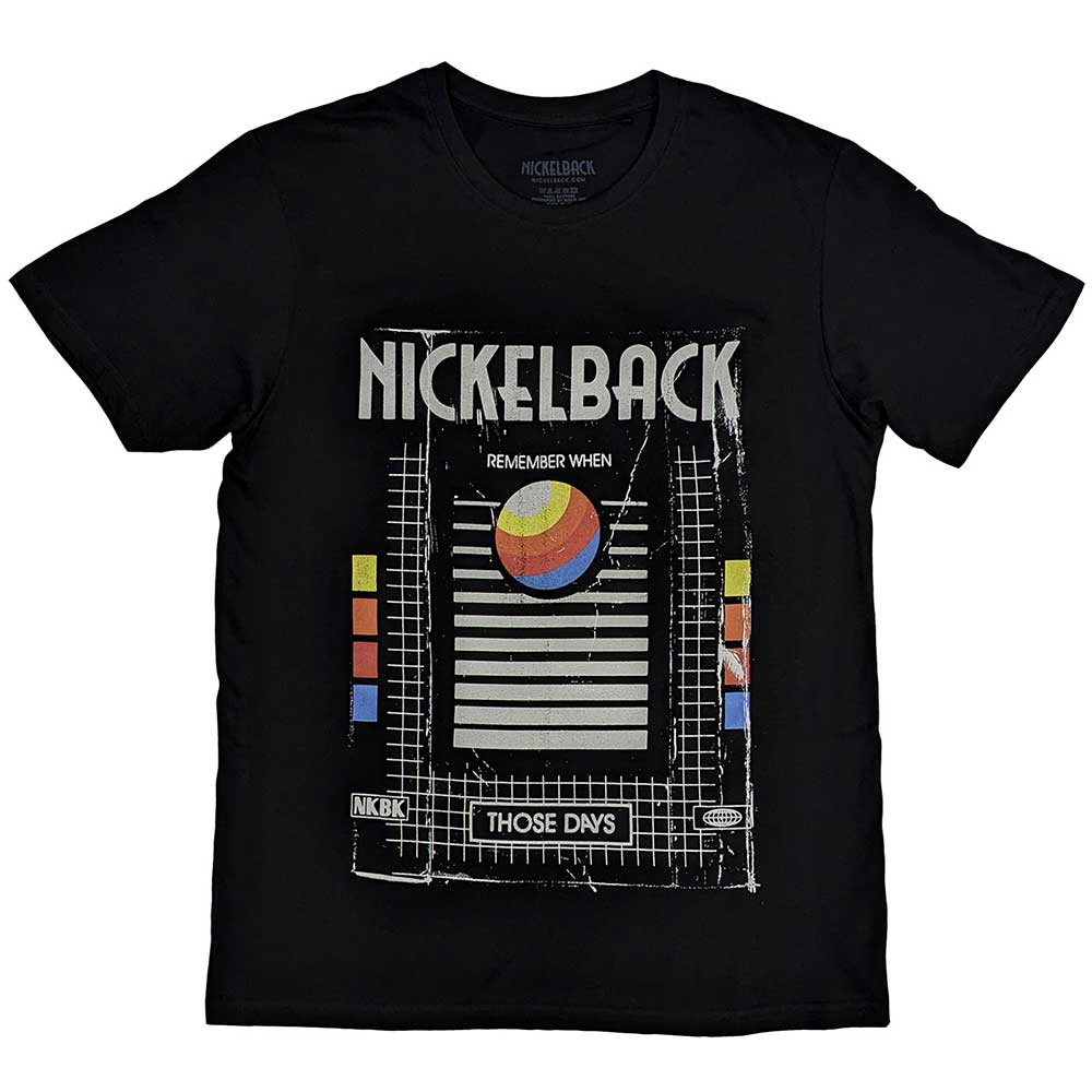 Nickelback tričko Those Days VHS Čierna XXL