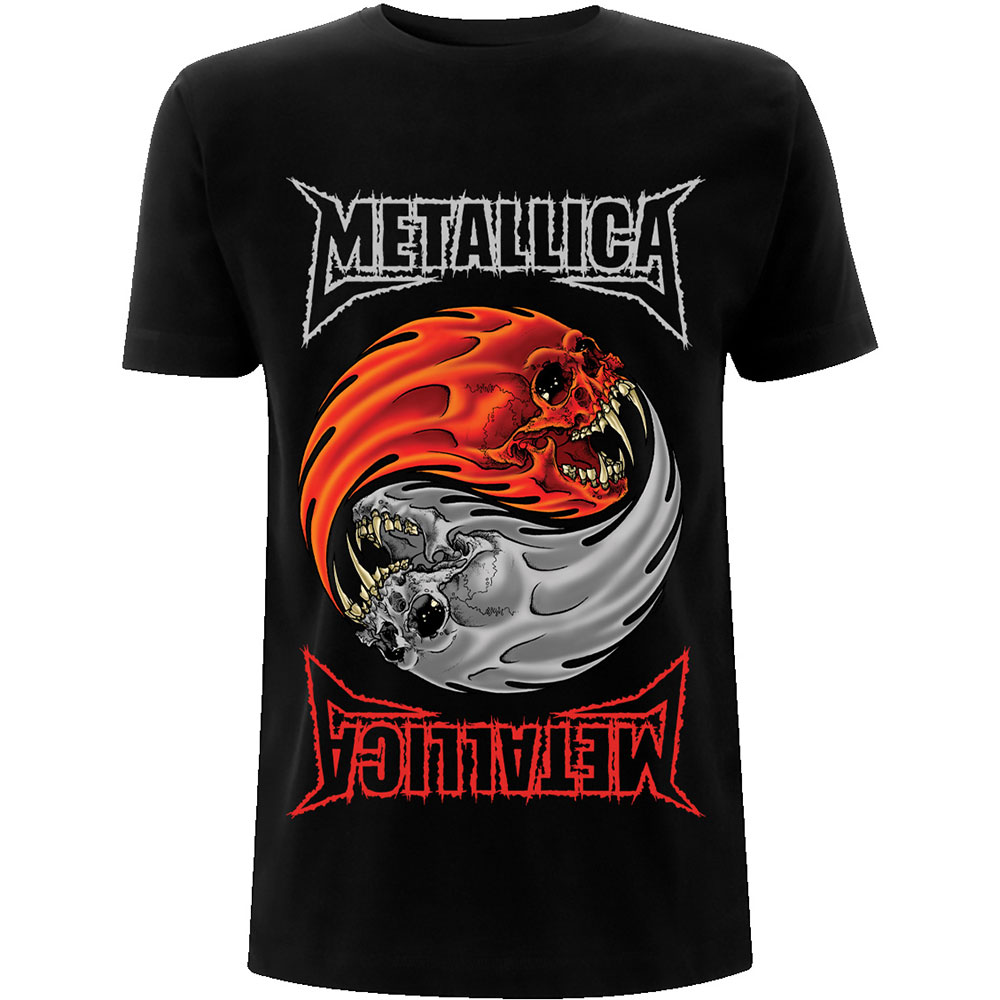 Metallica tričko Yin Yang Čierna M
