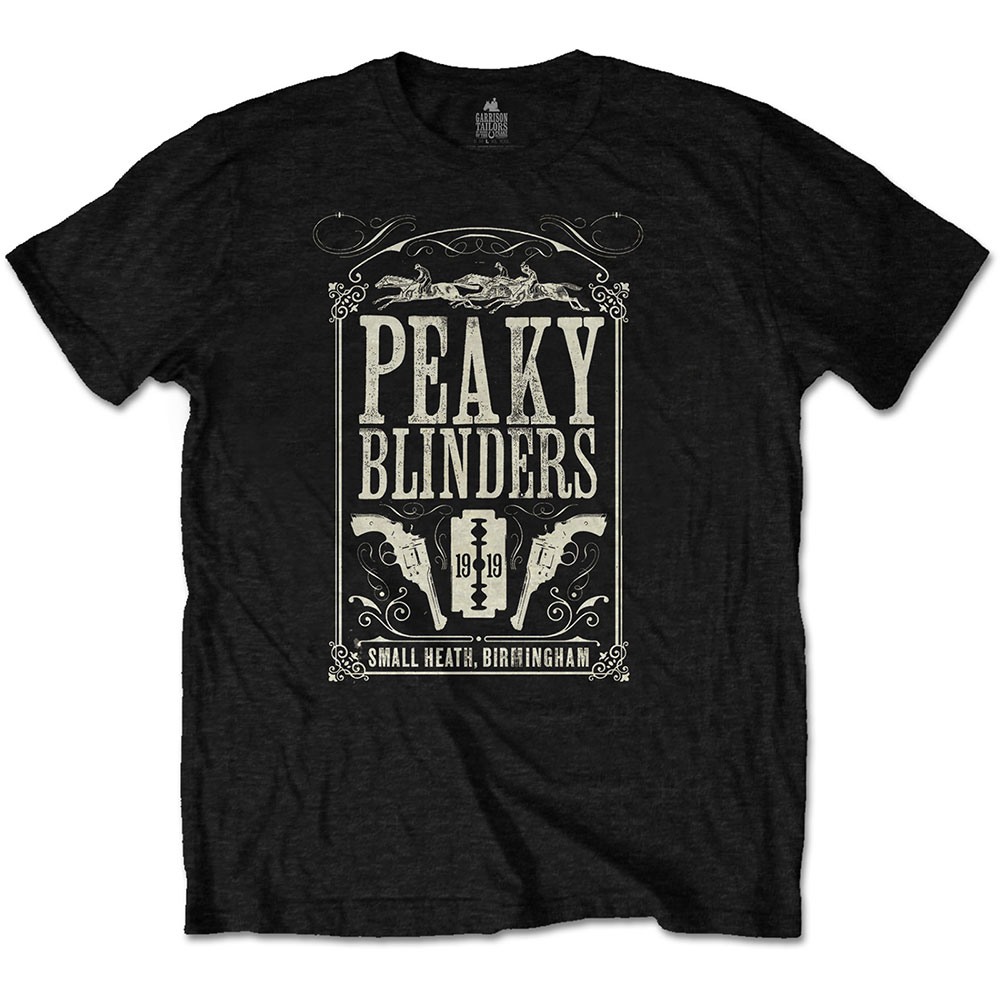 Peaky Blinders tričko Soundtrack Čierna S