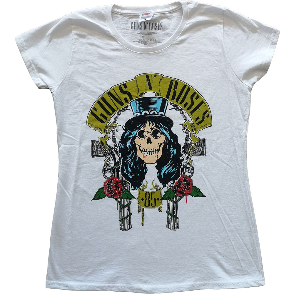 Guns N’ Roses tričko Slash \'85 Biela XXL