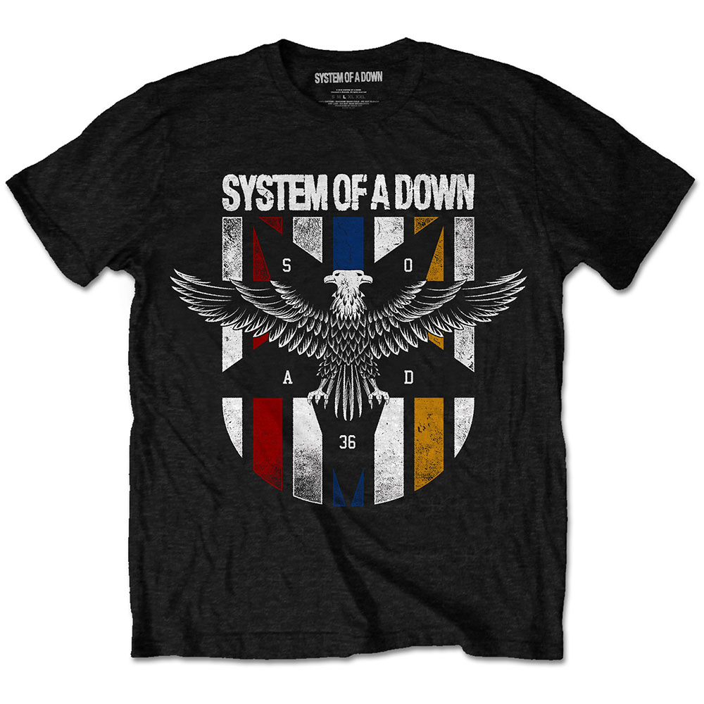 System of a Down tričko Eagle Colours Čierna M