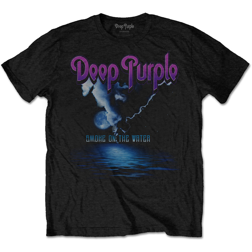 Deep Purple tričko Smoke On The Water Čierna L