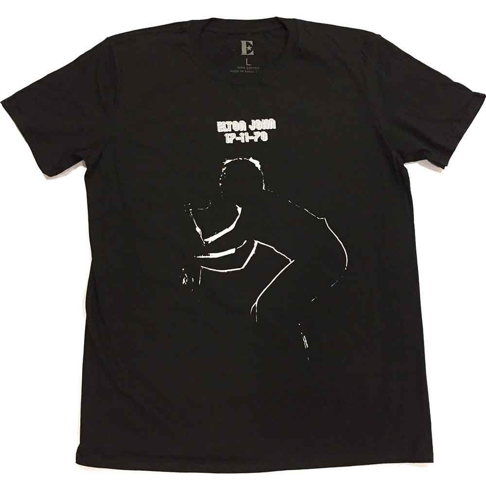 Elton John tričko 17.11.70 Album Čierna L