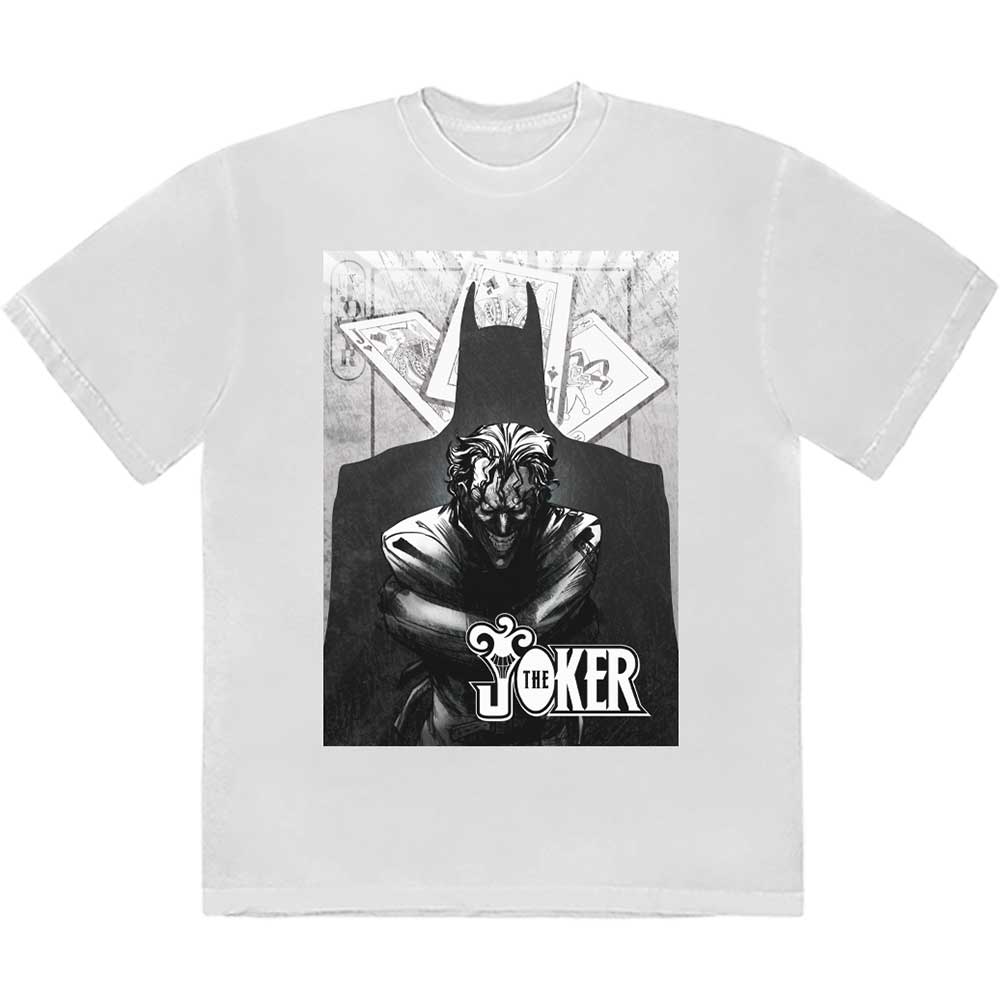 DC Comics tričko The Joker Menace Biela XXL