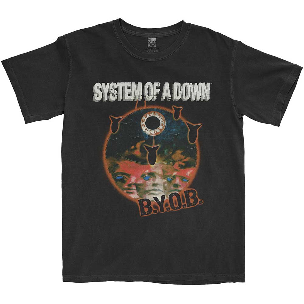 System of a Down tričko BYOB Classic Čierna M