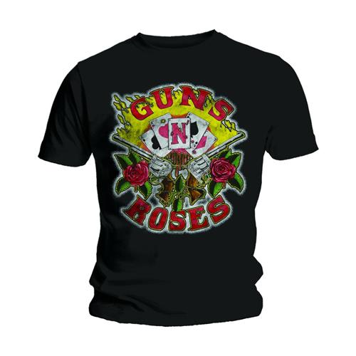 Guns N’ Roses tričko Cards Čierna XXL