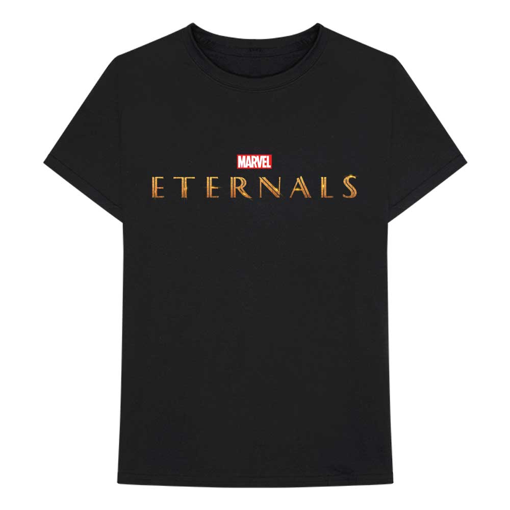 Marvel tričko Eternals Logo Čierna XXL