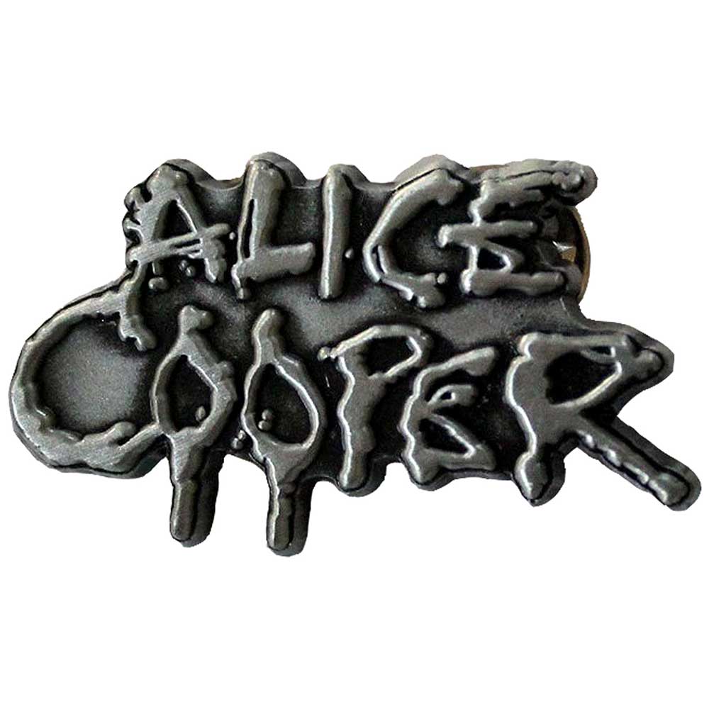 Alice Cooper Dripping Logo Silver