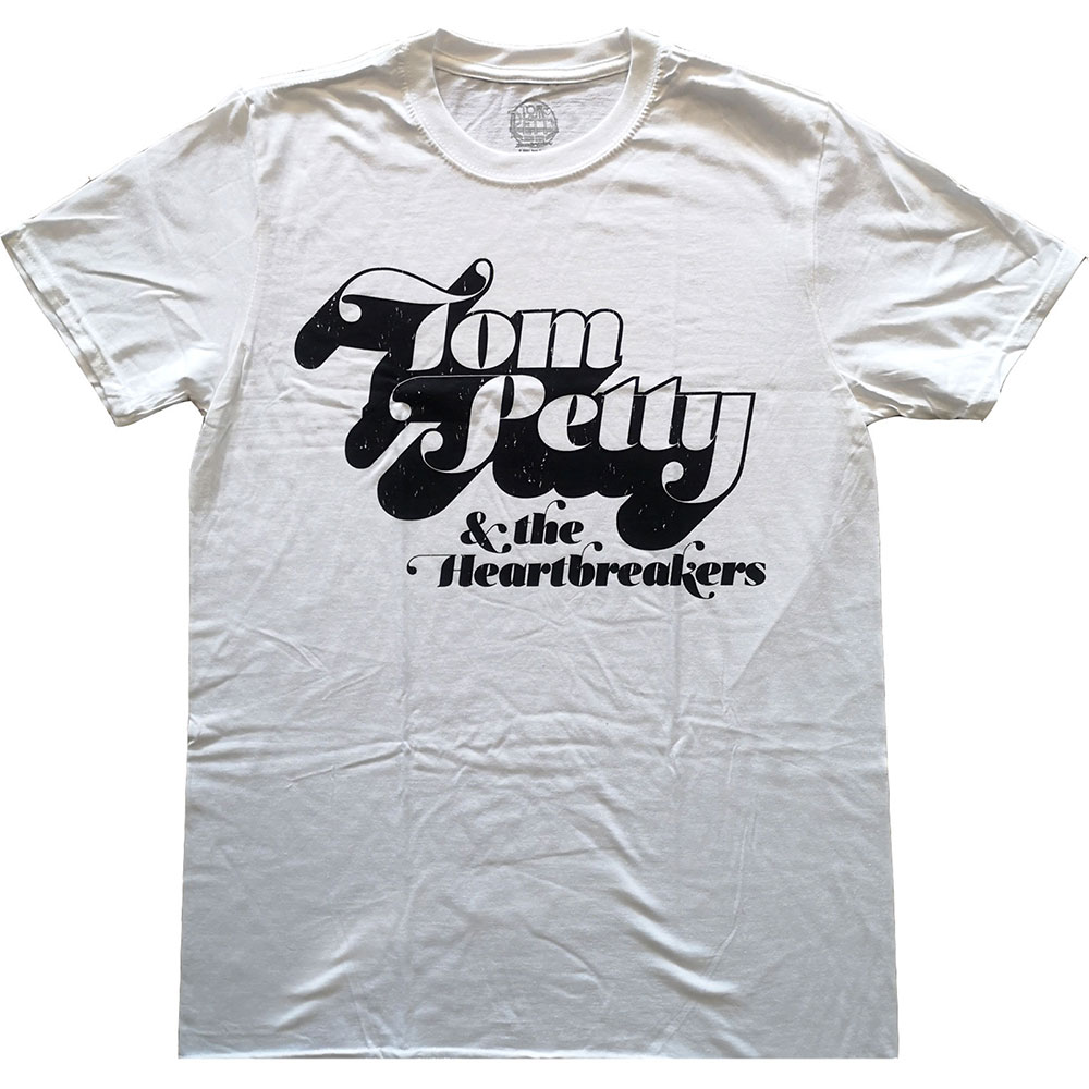Tom Petty & The Heartbreakers tričko Logo Biela XL