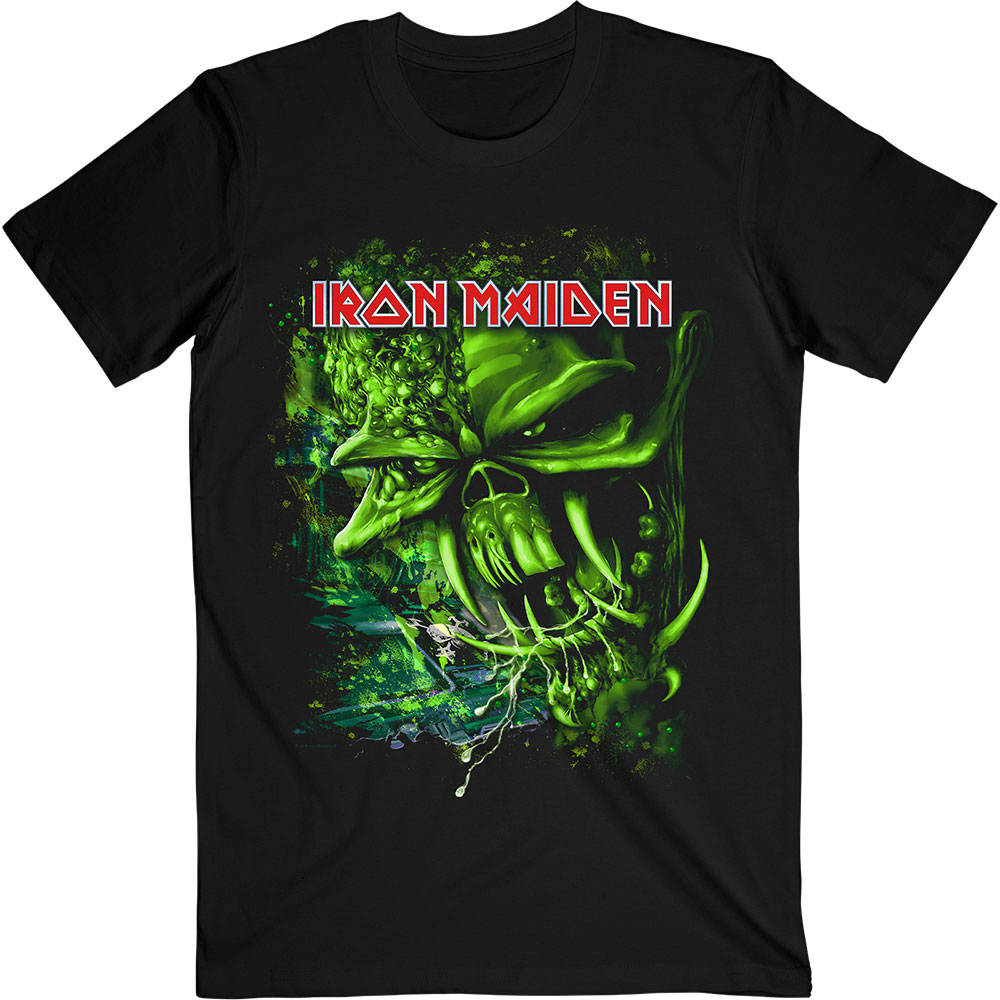 Iron Maiden tričko Final Frontier Green Čierna M