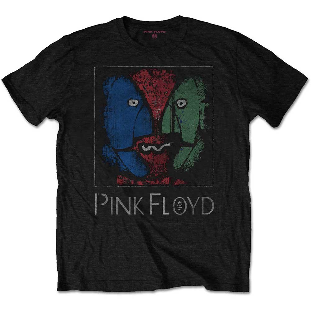 Pink Floyd tričko Chalk Heads Čierna XXL