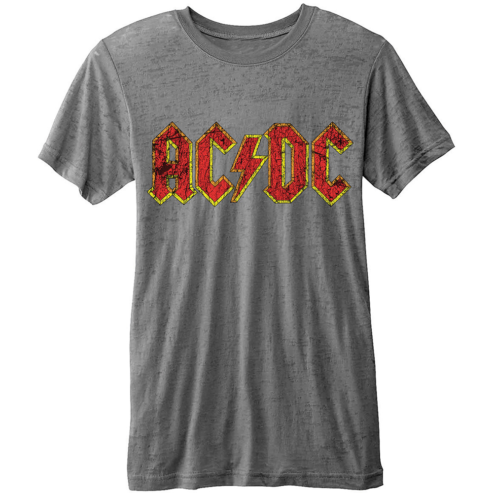 AC/DC tričko Classic Logo Šedá S
