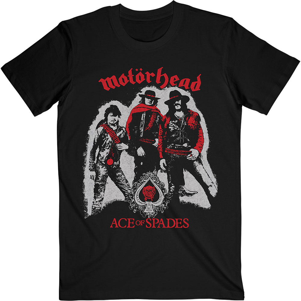 Motörhead tričko Ace of Spades Cowboys Čierna S