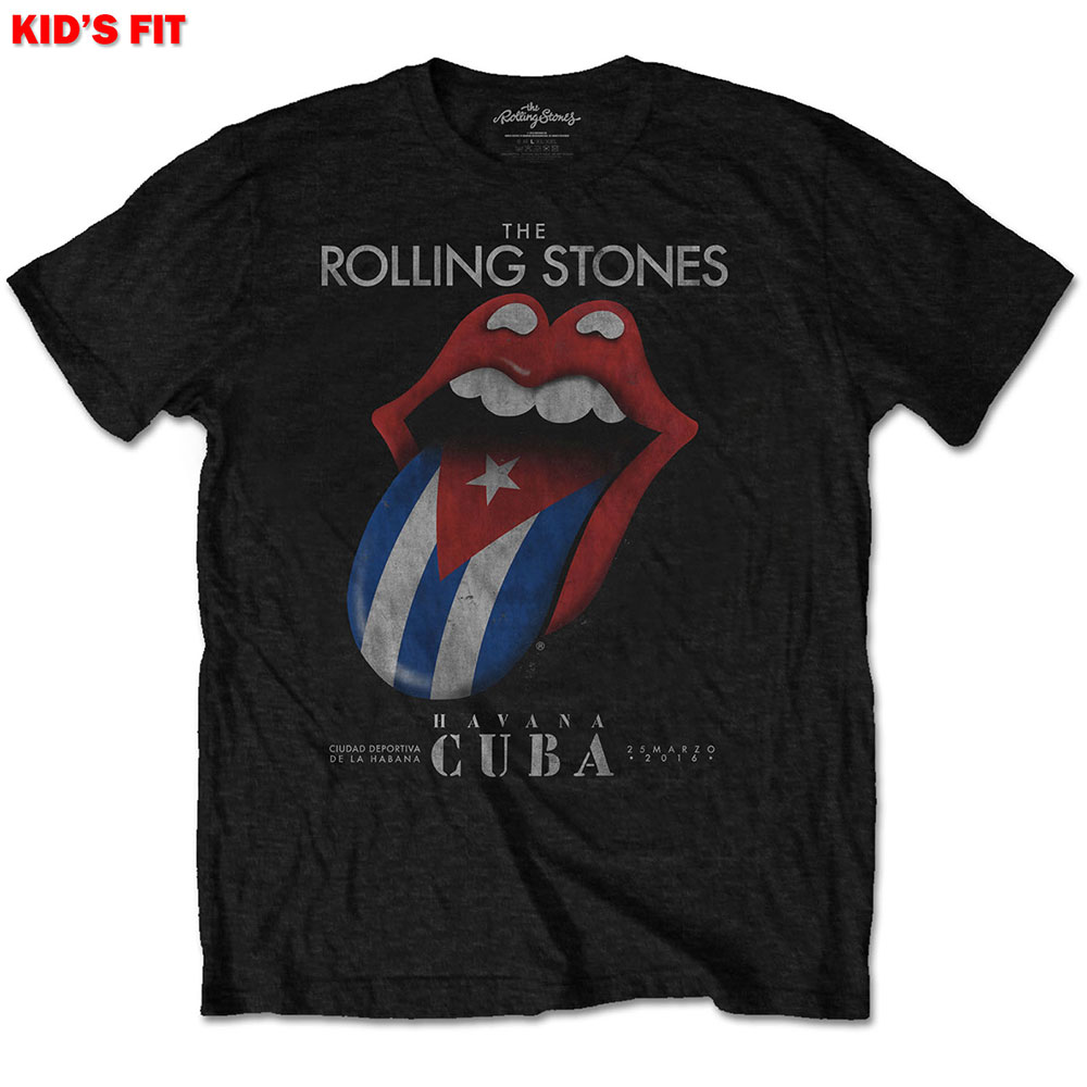 The Rolling Stones tričko Havana Cuba Čierna 7-8 rokov