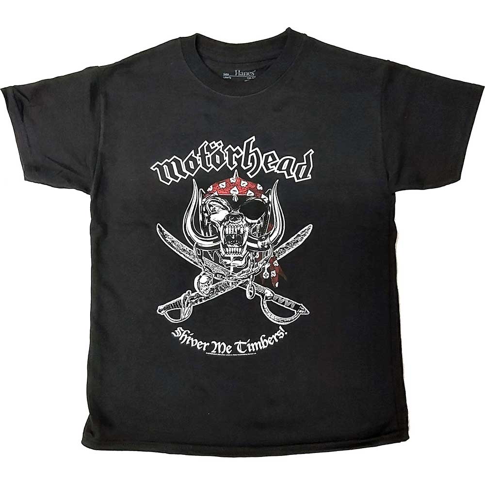 Motörhead tričko Shiver Me Timbers Čierna 9-10 rokov