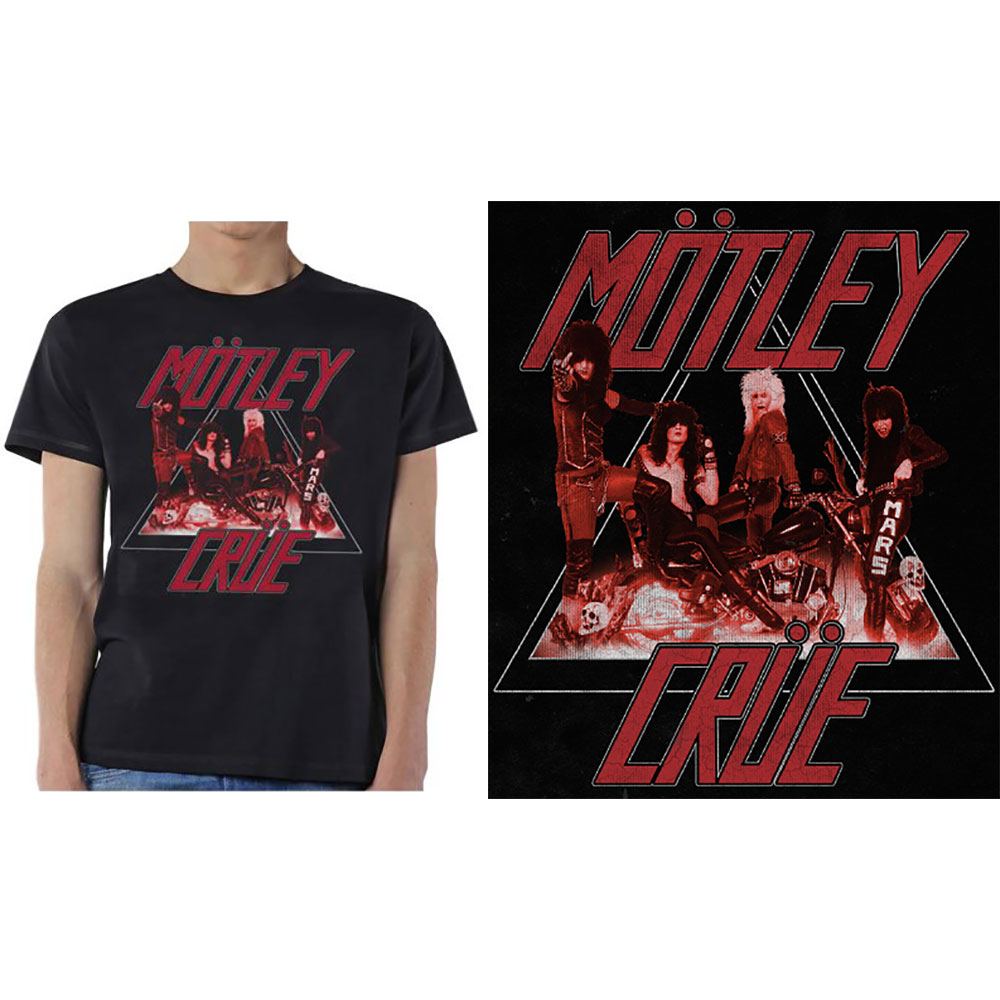 Motley Crue tričko Too Fast Cycle Čierna XXL