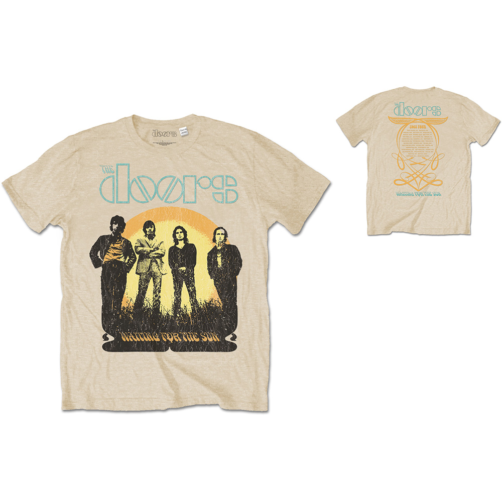 The Doors tričko 1968 Tour Natural XL