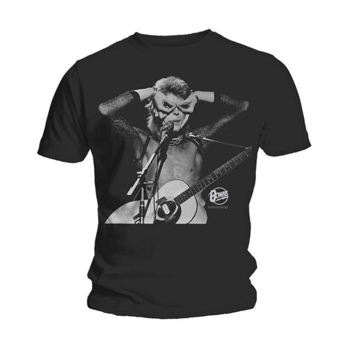 David Bowie tričko Acoustics Čierna S