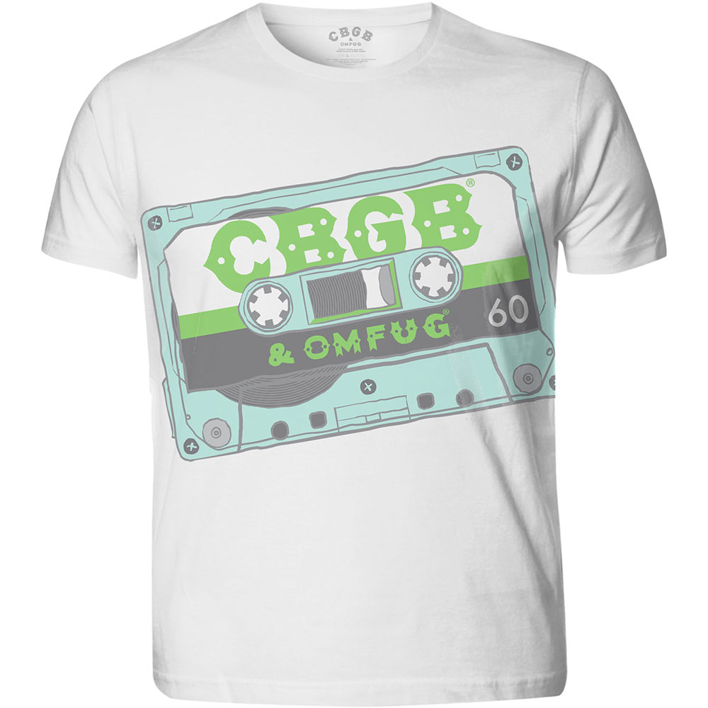 CBGB tričko Tape Biela L