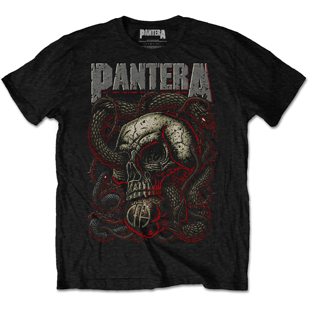 Pantera tričko Serpent Skull Čierna L