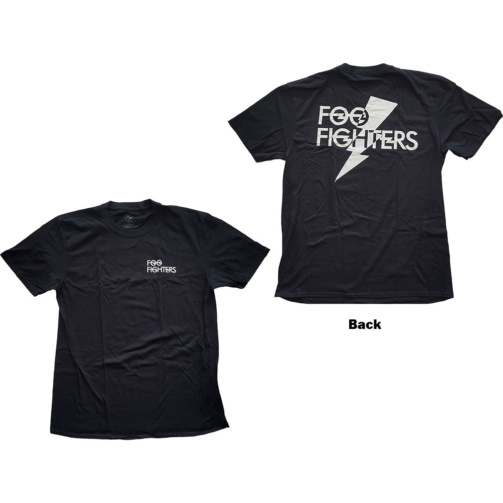 Foo Fighters tričko Flash Logo Čierna XXL