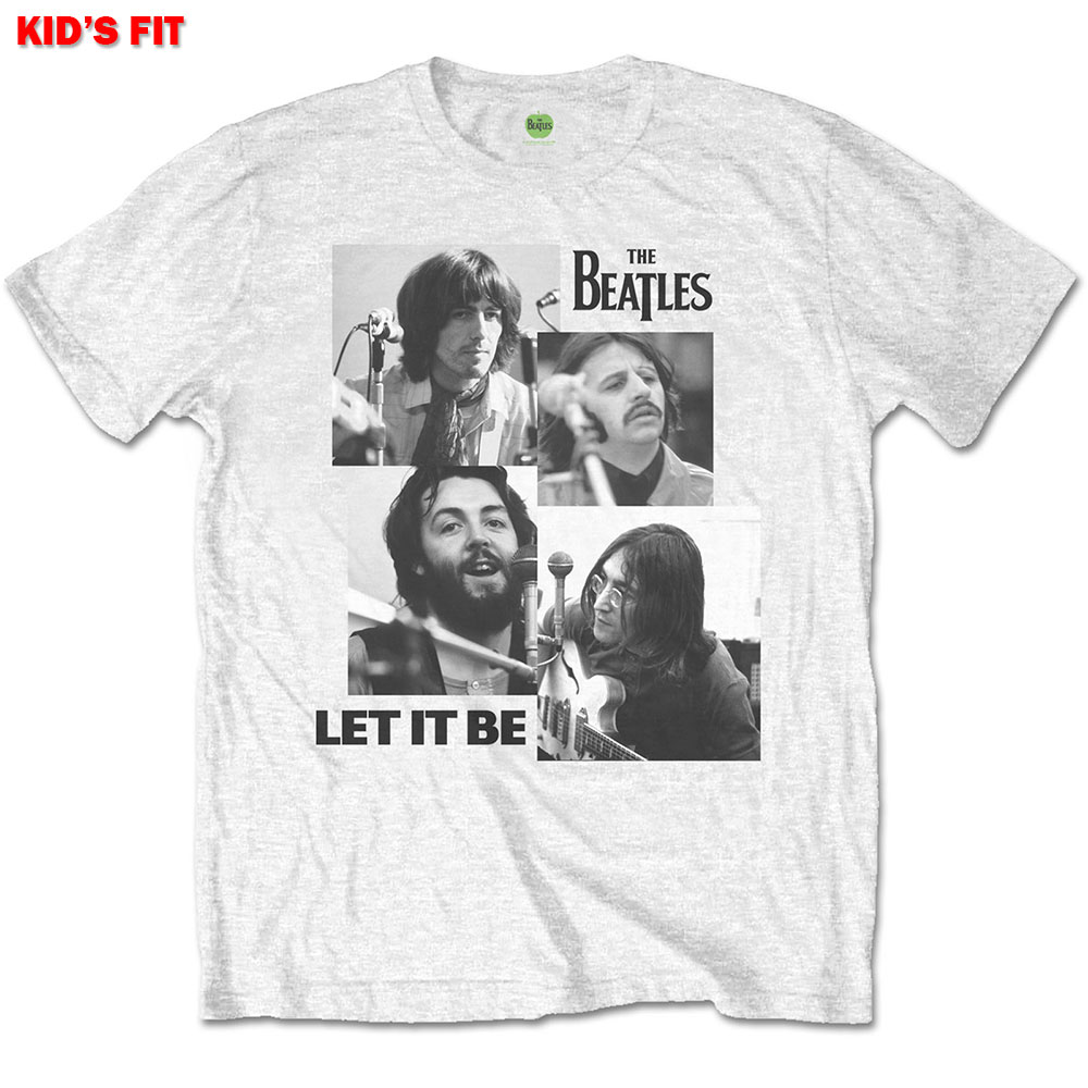 The Beatles tričko Let it Be Biela 9-10 rokov