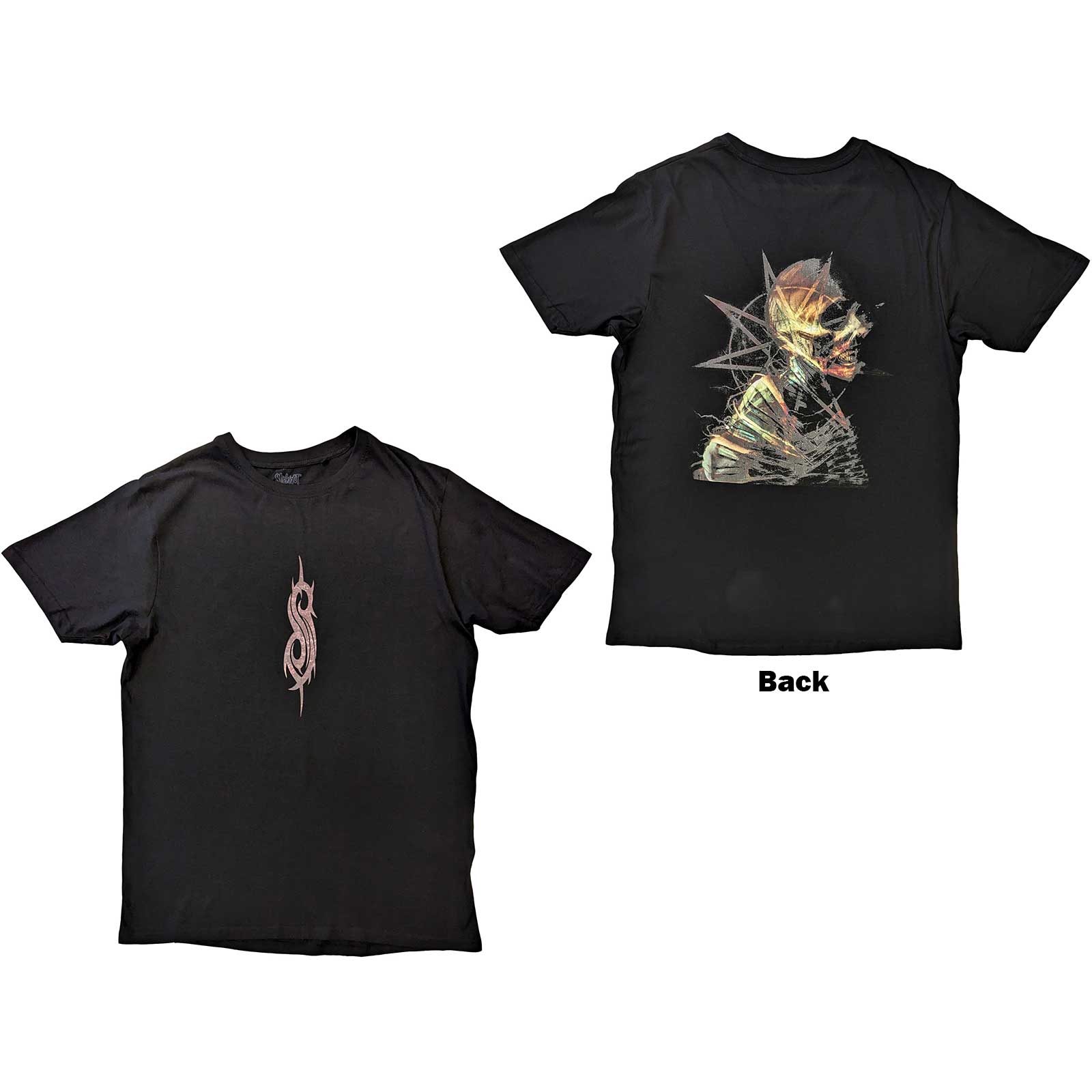 Slipknot tričko Skeleton & Pentagram Čierna XL