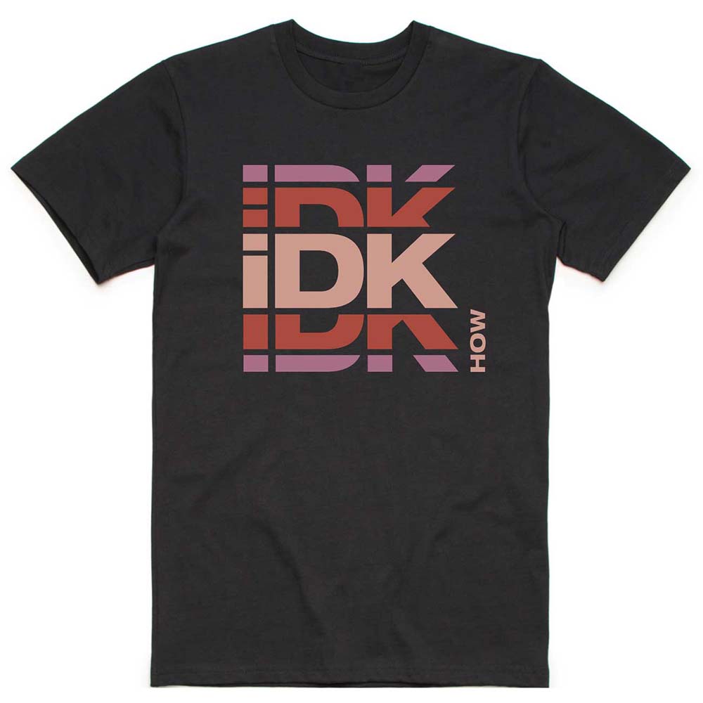 iDKHOW tričko Branded Logo Čierna M
