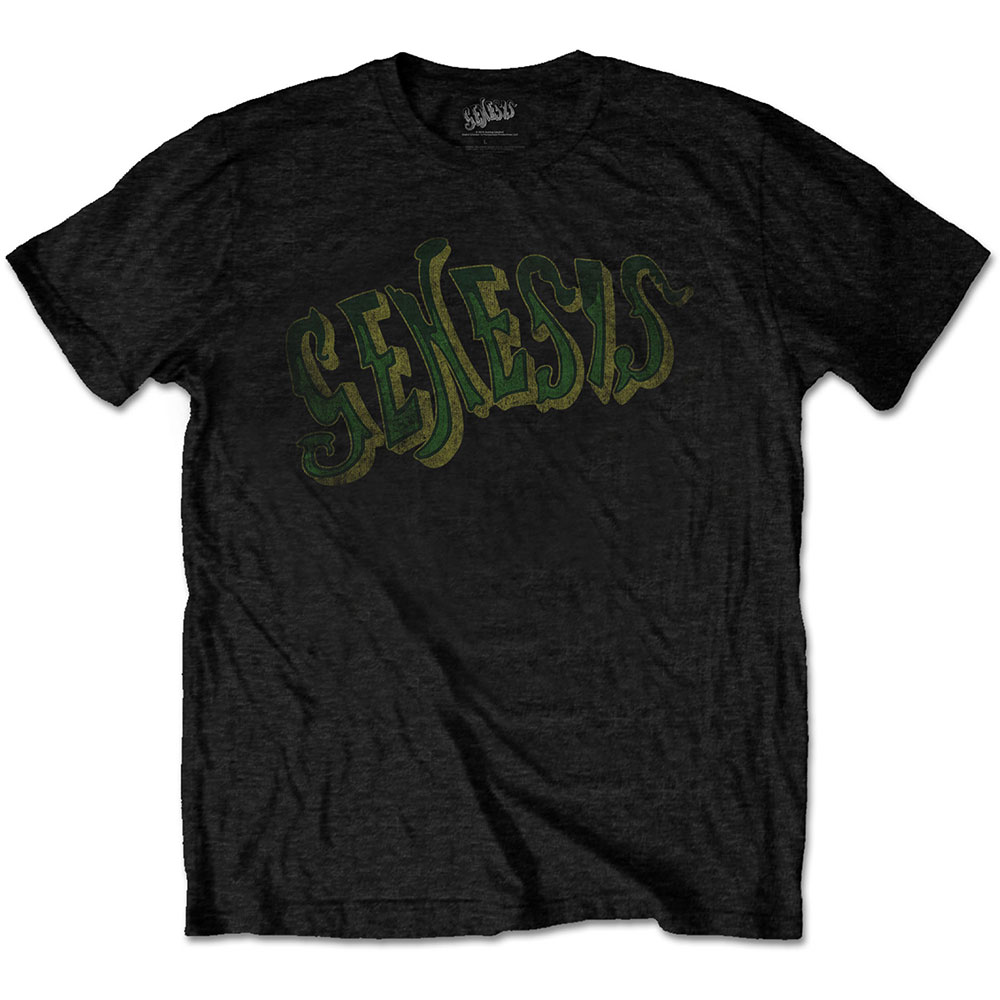 Genesis tričko Vintage Logo - Green Čierna L