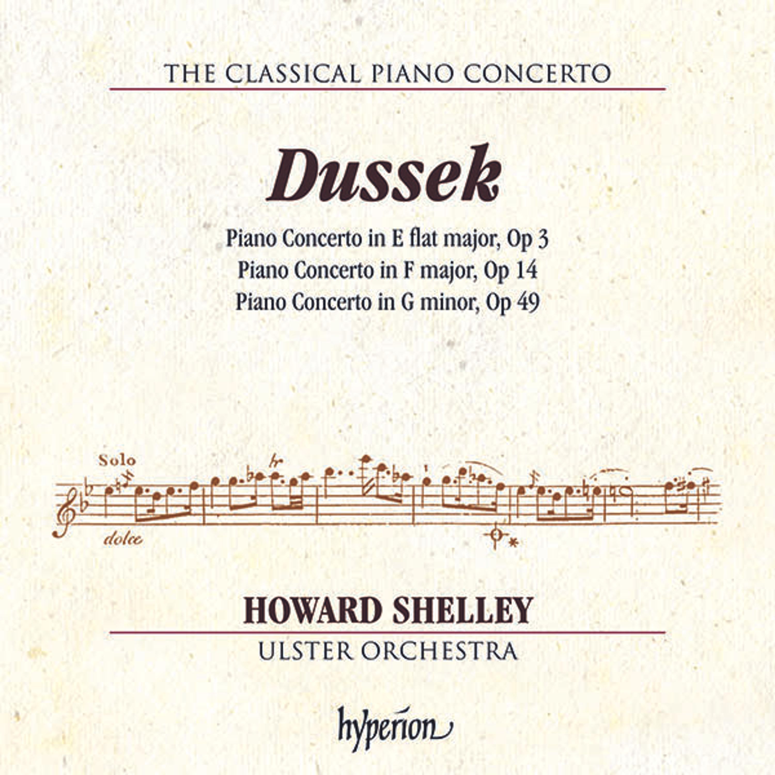 E-shop DUSSEK: PIANO CONCERTOS OP. 3, 14 & 49 (HYPERION C